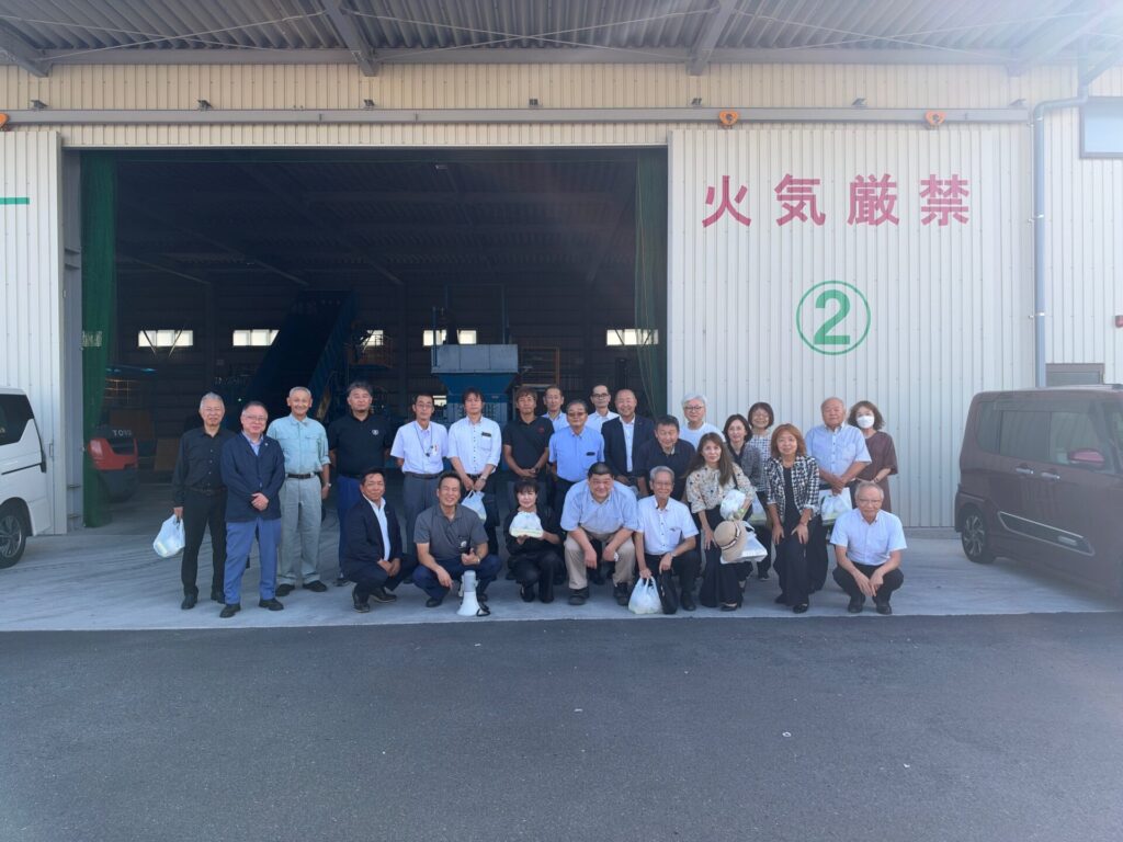 鹿屋西ロータリークラブの皆さんが視察に来られました。